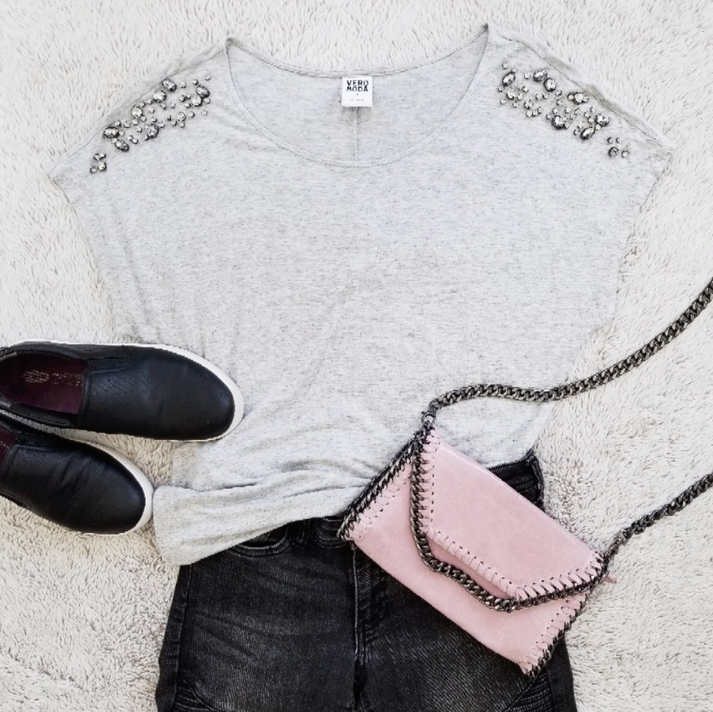 VERO MODA tshirt, gray